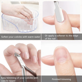 Japior cuticle nippers with protective box guard against accidental pokes