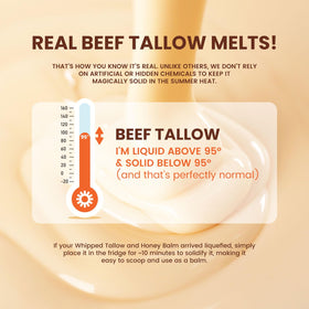 Jardient beef-tallow-honey-balm label-detail highlights 2 oz size and grass-fed origin.