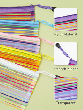 Jarlink nylon mesh bags measure 9 by 4.7 inches for ample packing.