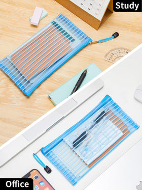 Jarlink pencil pouches keep receipts and documents neatly sorted.