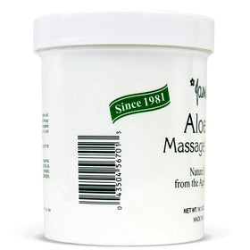 Jasmine Aloe Vera Massage Cream hand-massage application for relaxing skin.