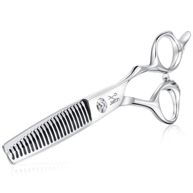 Jason 6-inch texturizing scissors with 23 teeth for subtle volume and natural layering.