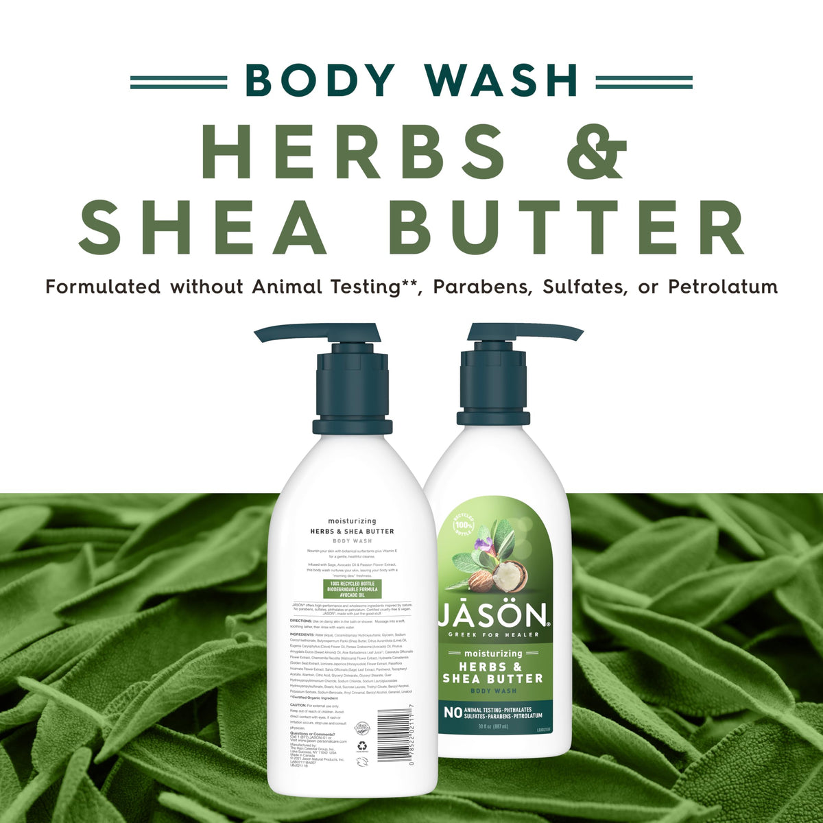 Morning dew scent on JASON body wash to refresh shower routine