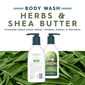 Morning dew scent on JASON body wash to refresh shower routine