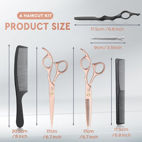 JASON hair combs assist sectioning and smoothing during trims