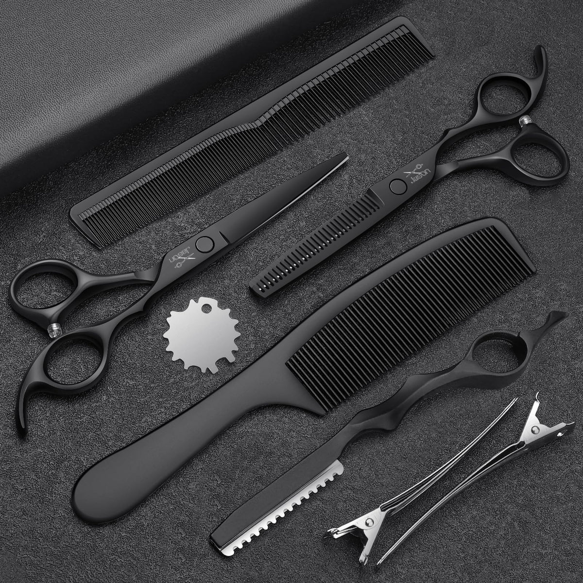 JASON straight 6 inch hair cutting scissors with premium steel for precise cuts