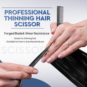 JASON thinning scissors with 30 teeth for subtle texture in layered cuts