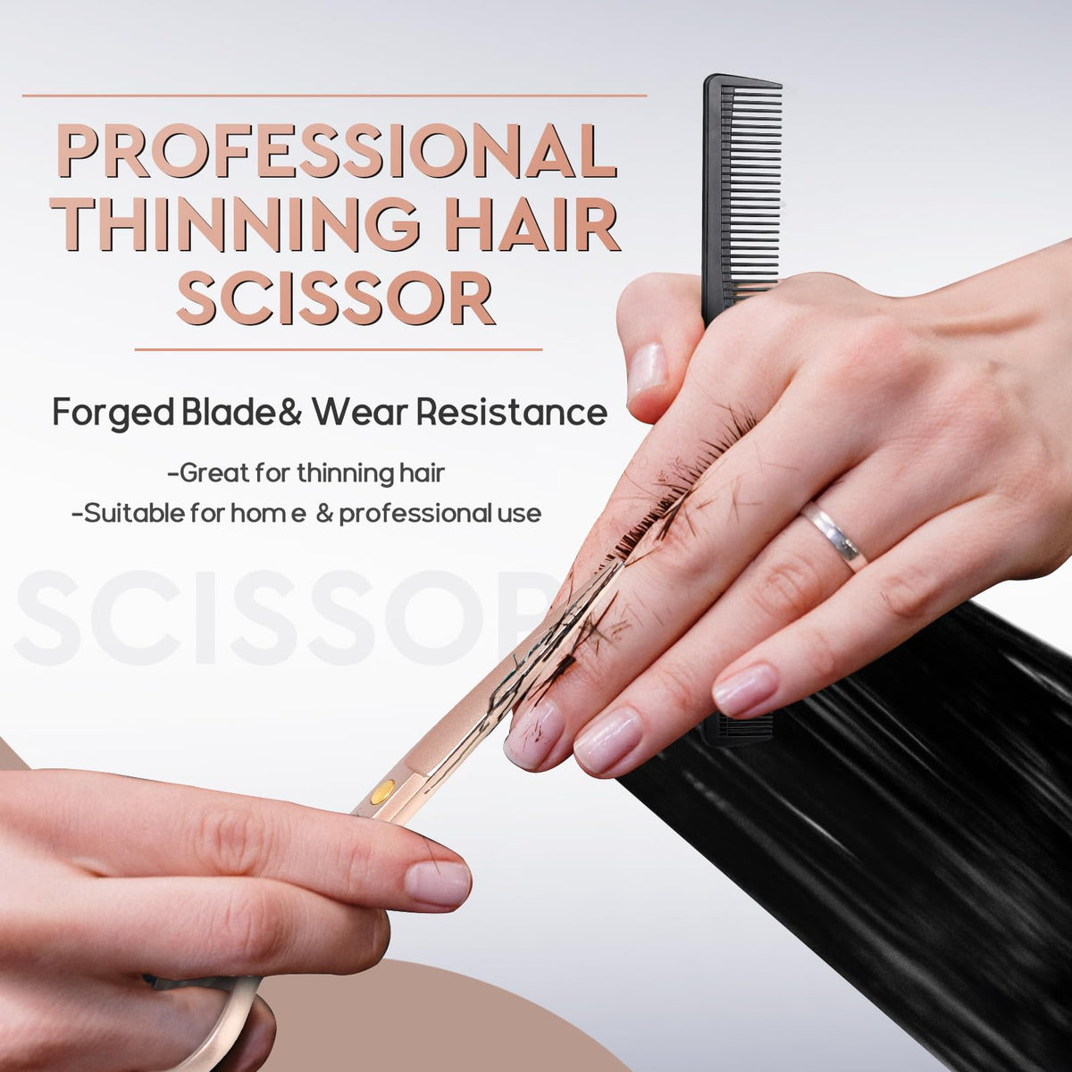 JASON thinning shear designed for texture and subtle blending