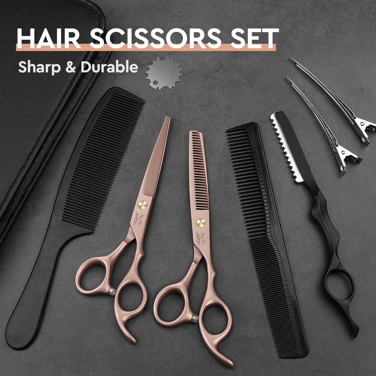 JASON hairpins and bag storage set keeps tools organized