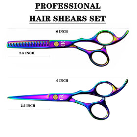 JAVENPROLIU Rainbow ergonomic handle supports comfortable, fatigue-free styling.