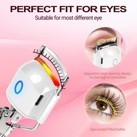 Javtoku compact portable lash curler fits in a bag