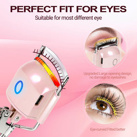 Javtoku curved-head design lifts lashes with gentle curling.