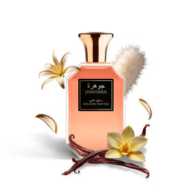 Jawhara Golden Nectar bottle front for all-day wear