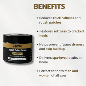 Jaws Podiatry Urea Cream podiatrist recommended homeopathic care.