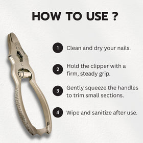 Jaws Podiatry ergonomic handle design reduces hand fatigue during use.