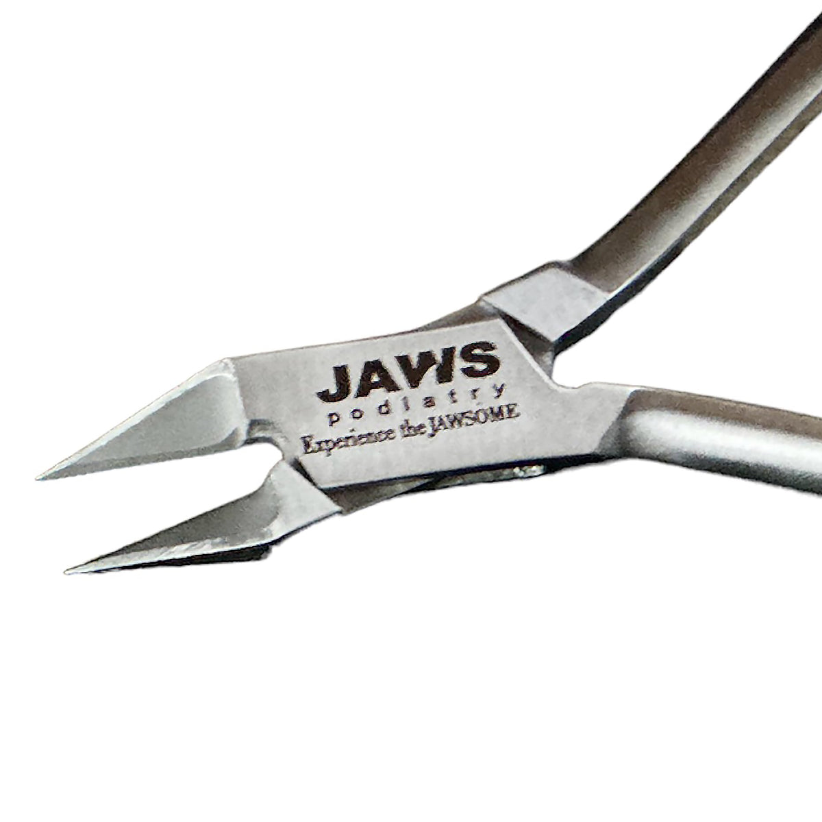 Jaws Podiatry durable silver finish clipper ready for routine care