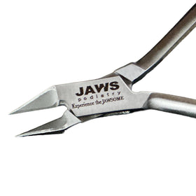 Jaws Podiatry durable silver finish clipper ready for routine care