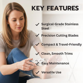Jaws Podiatry stainless steel finish highlights durability and corrosion resistance.