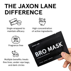 JAXON LANE Bro Mask 2x6 pairs box emphasizing convenience and value