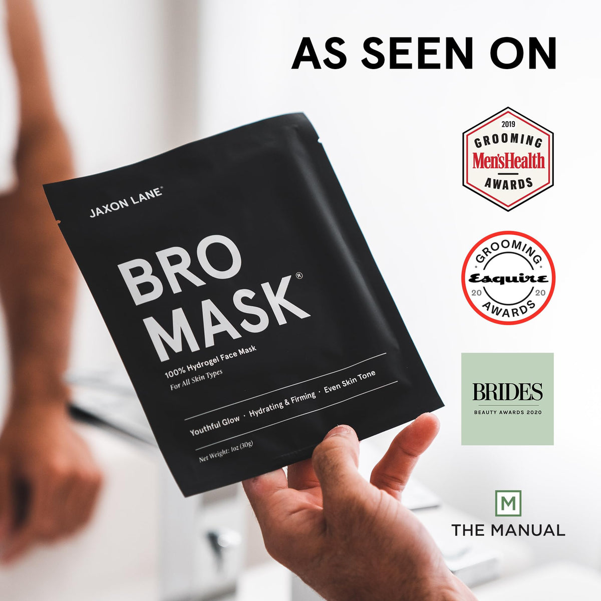 Gift-ready packaging makes JAXON LANE BRO MASK a thoughtful gift.