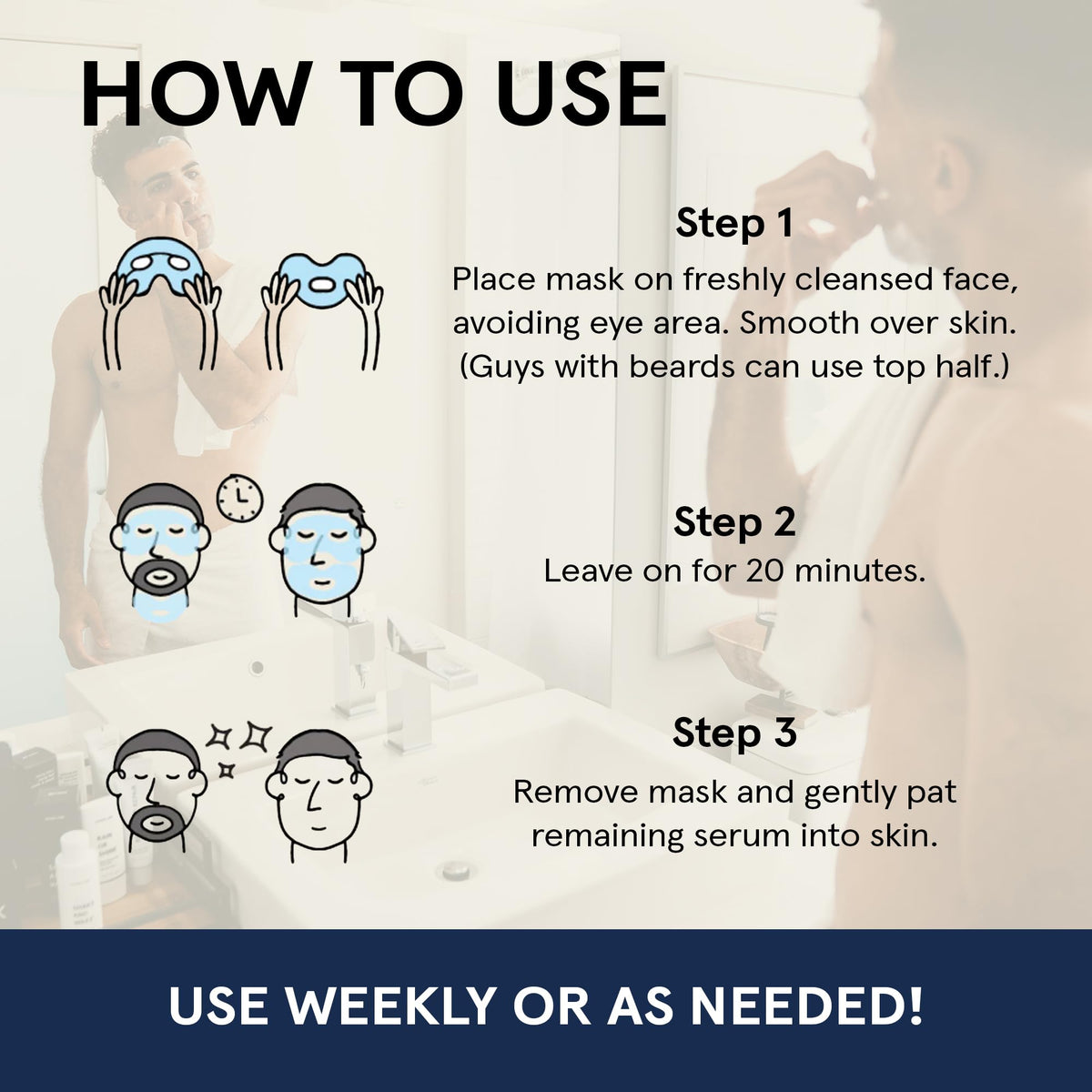 Hydration delivers a refreshed, even-toned look with JAXON LANE BRO MASK.