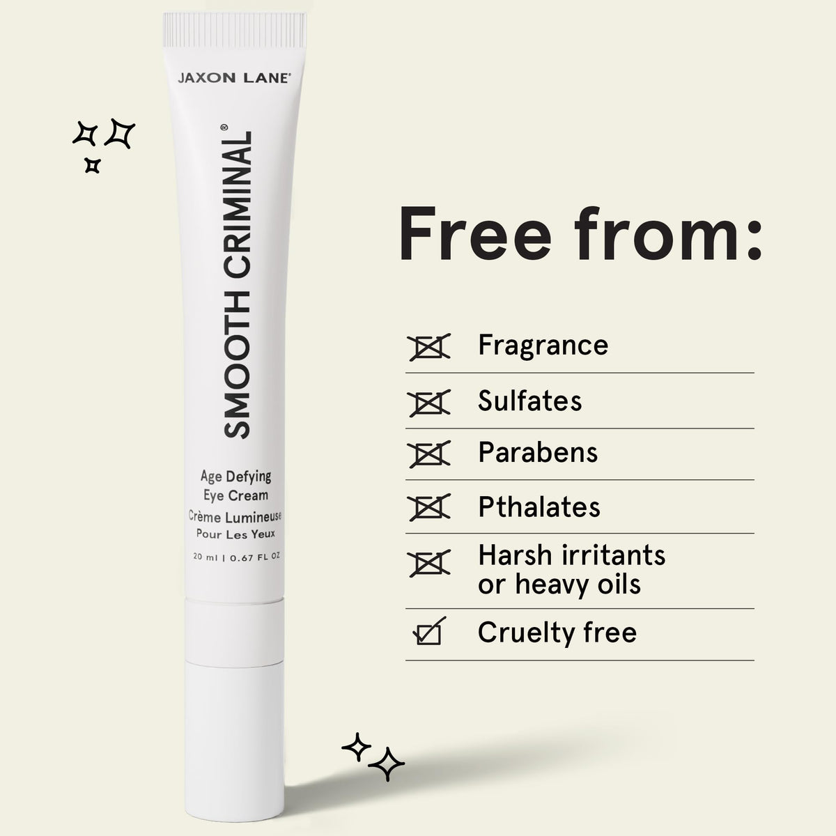 JAXON LANE cucumber-water hydration visual showing instant moisture boost.