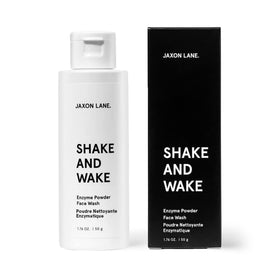 JAXON LANE enzyme powder face wash bottle for deep pore cleansing