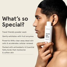 JAXON LANE enzyme powder face wash with pineapple and papaya enzymes