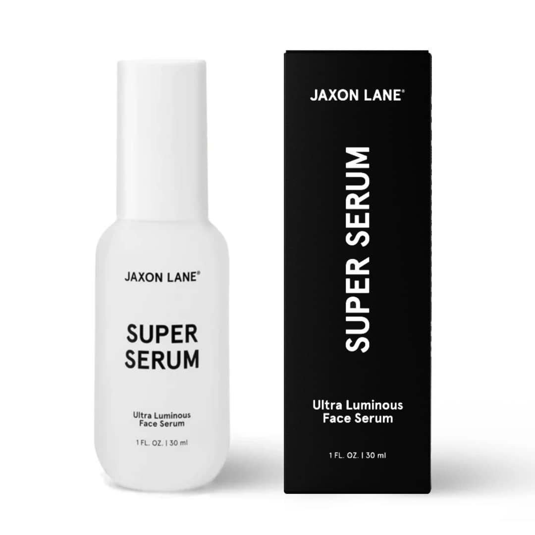 JAXON LANE SUPER SERUM bottle front with premium anti aging formulation