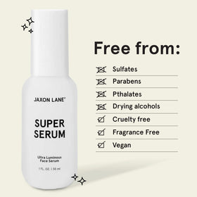 Droplet dispensing from JAXON LANE SUPER SERUM dropper for controlled use
