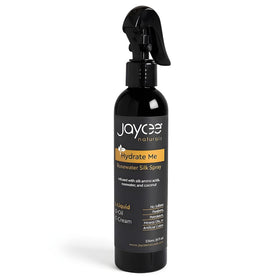 Jaycee Naturals Hydrate Me Rosewater Silk Spray bottle for all hair textures.