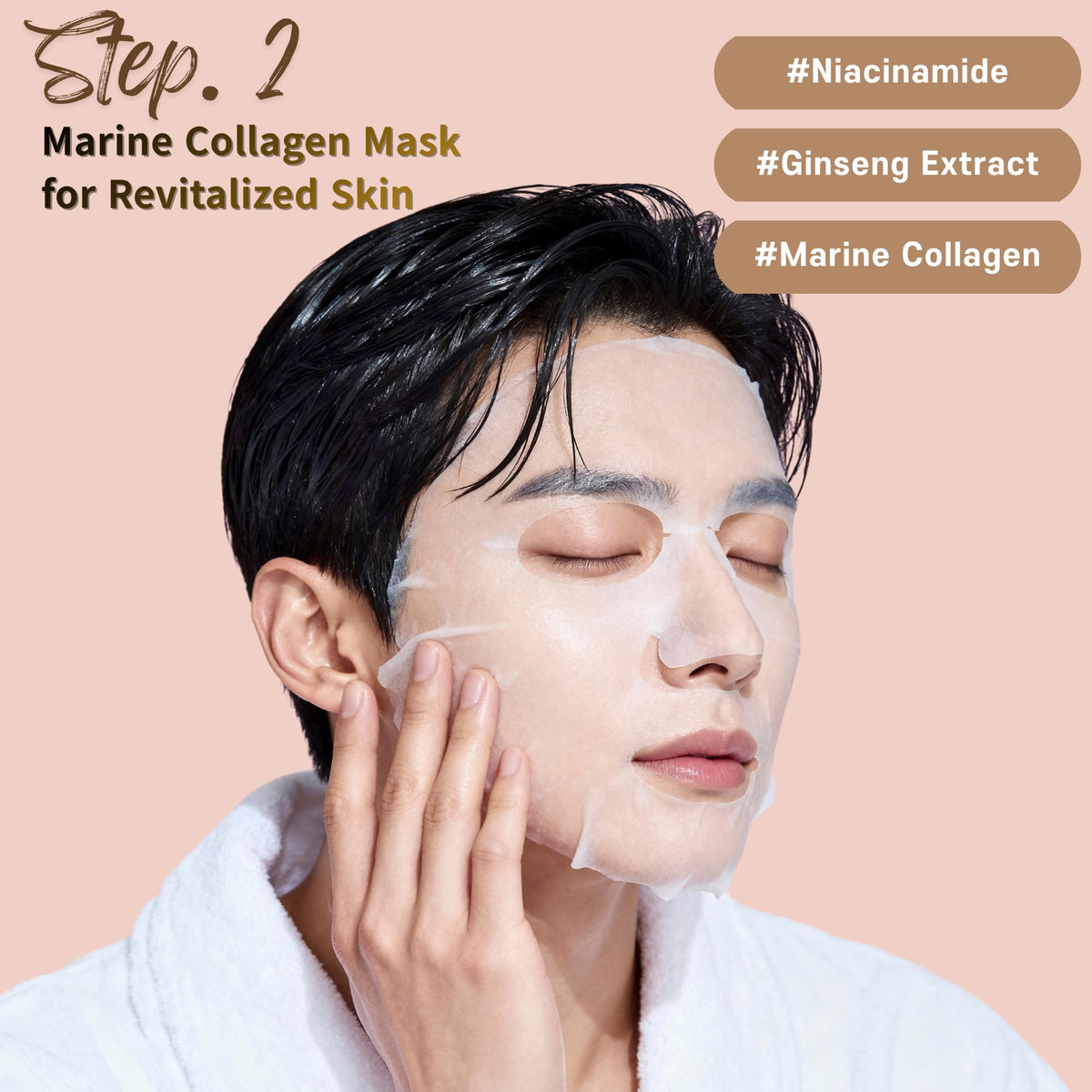 JAYJUN Collagen Skin Fit Mask hydration boost for smoother skin.