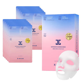 JAYJUN Intensive Shining Mask packaging with lavender extract for premium spa-at-home care.