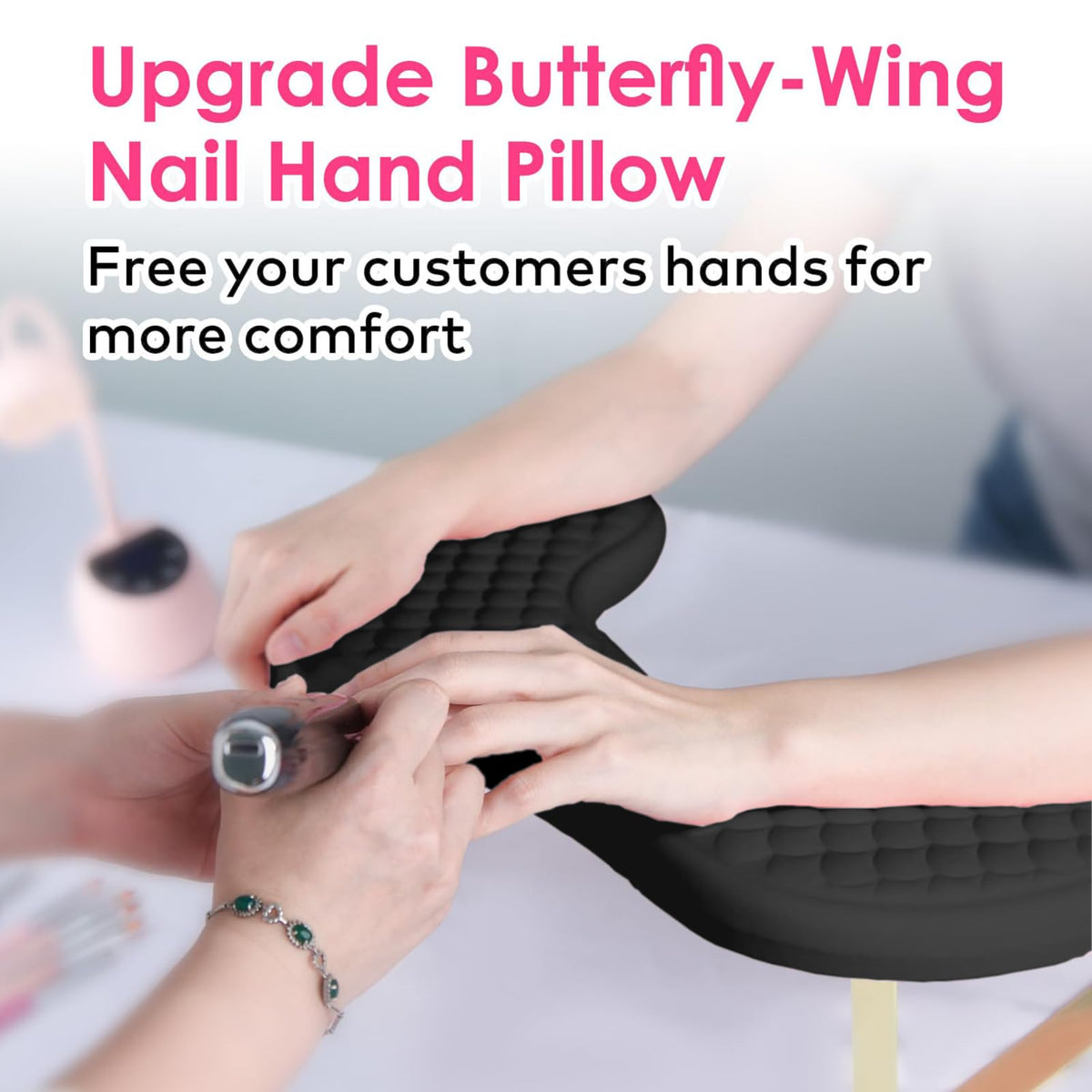 Jazalz anti-slip design keeps the arm rest stable during sessions.