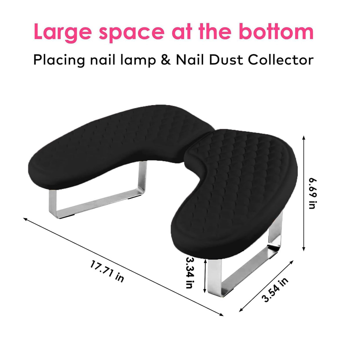 Jazalz foldable legs arm rest allowing compact storage and easy setup.