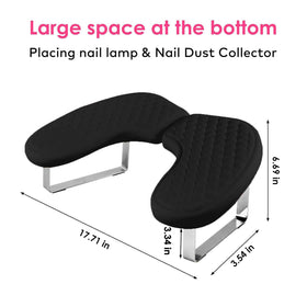 Jazalz foldable legs arm rest allowing compact storage and easy setup.