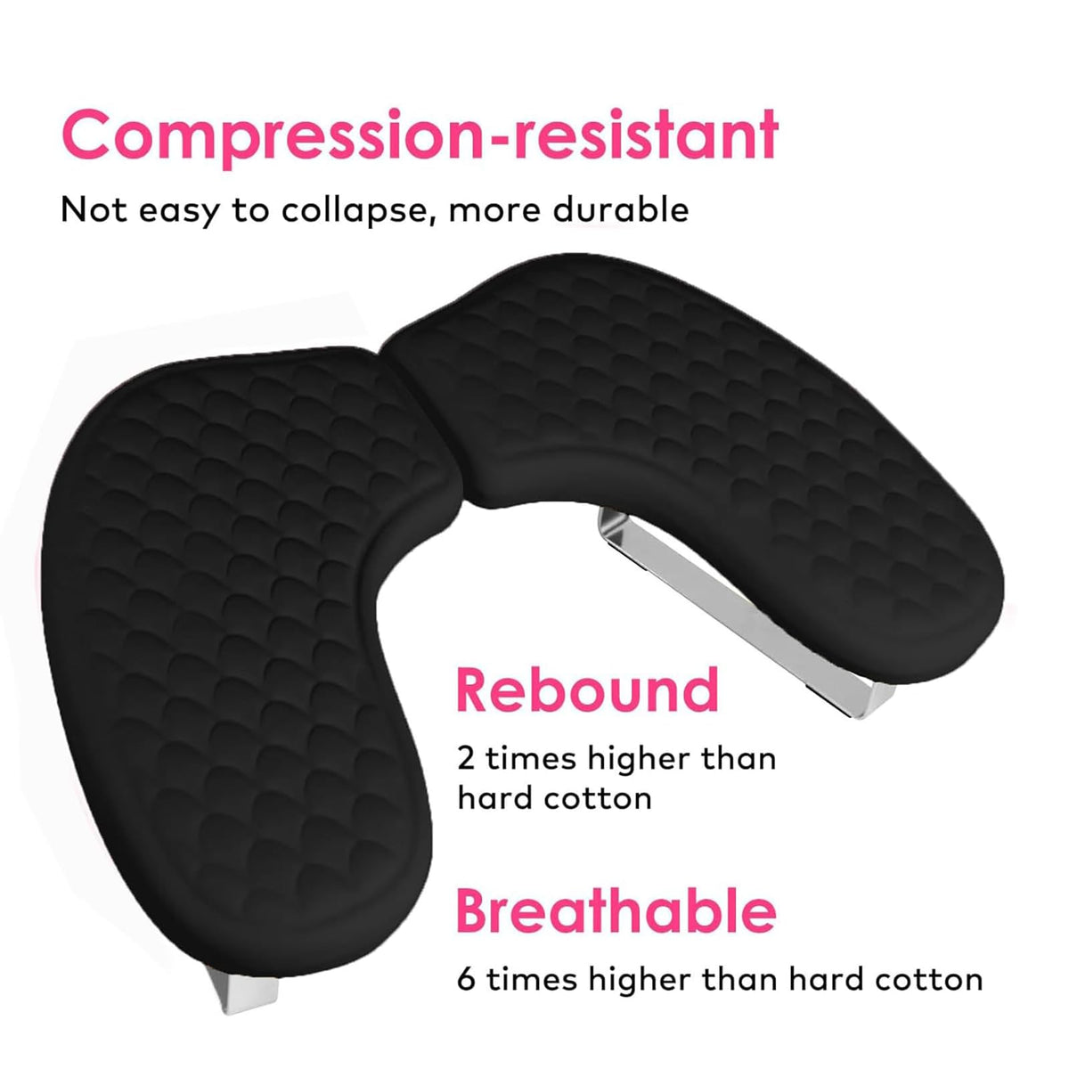 Jazalz stainless steel foot provides solid stability.
