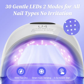 Jazalz lamp has 30 LEDs for quick gel curing