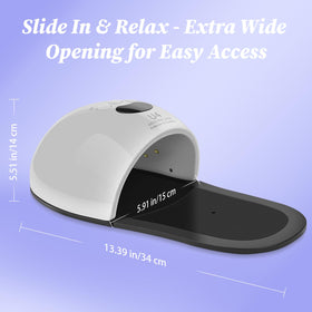 Jazalz UV Nail Lamp in use on hands and feet