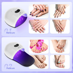 Jazalz UV LED Nail Lamp LCD display and touch controls