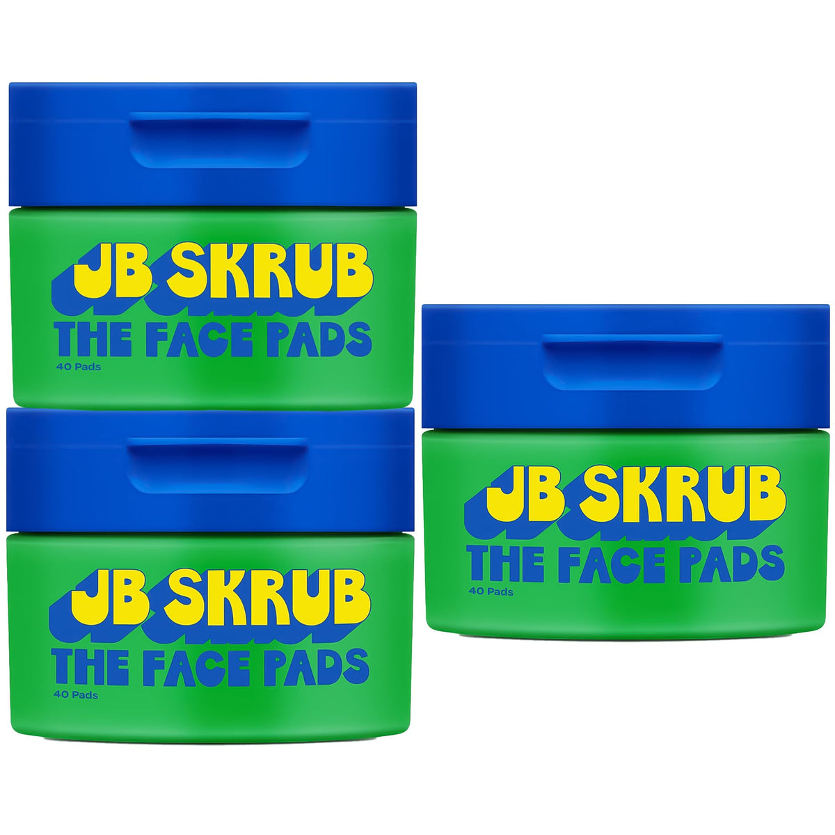 JB SKRUB Boys Face Pads package for on-the-go acne care.