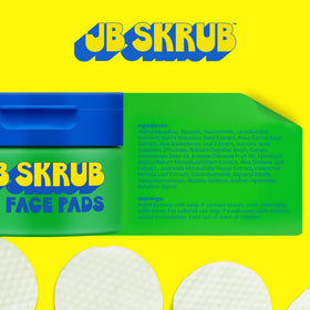 JB SKRUB Duo Set packaging front showing complete face care routine for youth