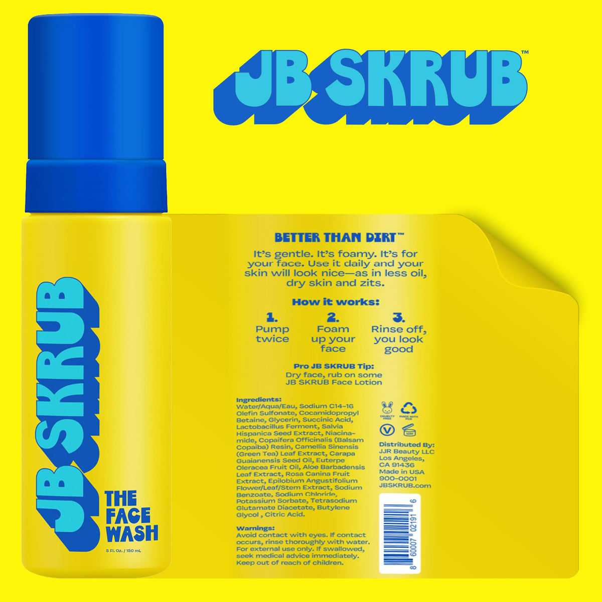 JB SKRUB Exfoliating Toner Pads closeup, alcohol-free for balanced teen skin