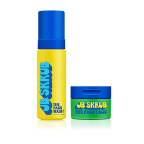JB SKRUB Face Wash foaming lather cleanses gently for teens