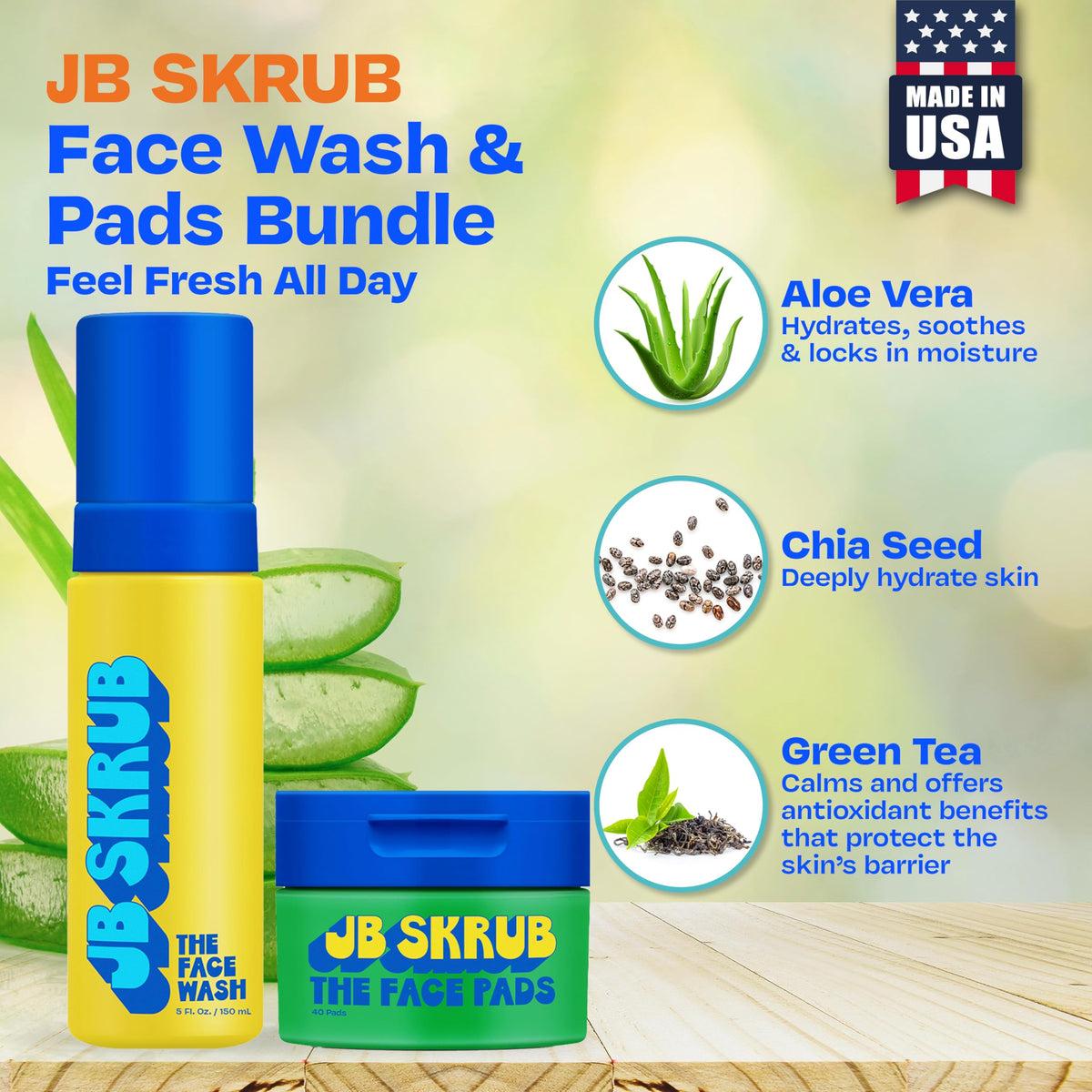 JB SKRUB Fragrance-free bottle displayed for sensitive skin care