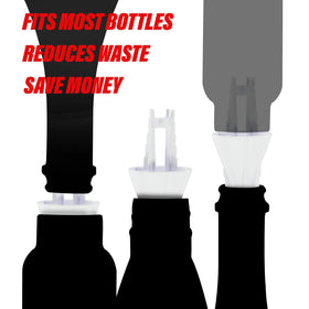 JCK Innovations Every Drop works with bathroom bottles like soap and shampoo for easy refills