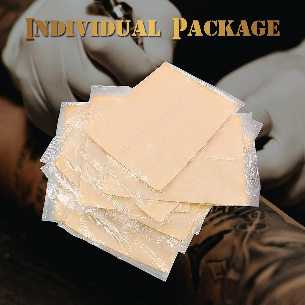 Jconly durable silicone skin withstands heavy needle work.
