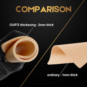 Jconly practice skin shows even ink absorption for clean results.