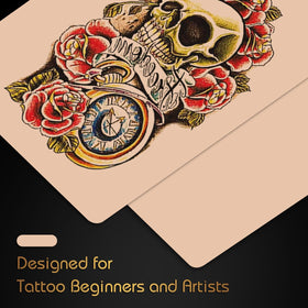 Jconly realistic skin feel mimics real tattoo sessions.
