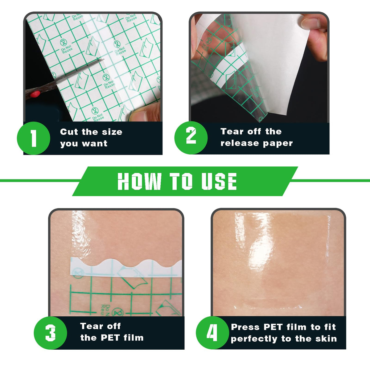 Jconly bandage suitable for shower and workout with ongoing protection